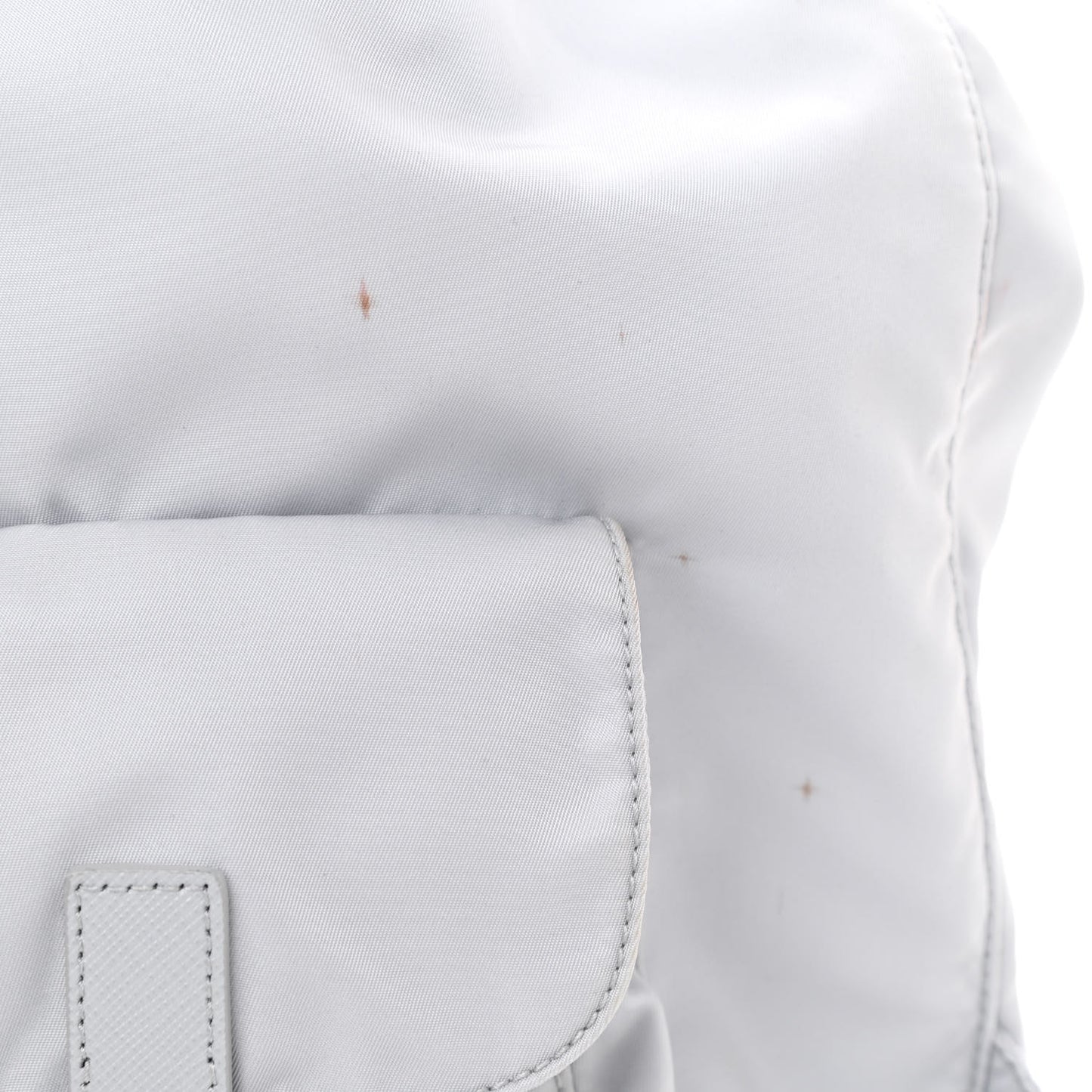 Tessuto Nylon Vela Small Backpack Light Grey