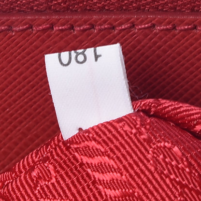 Prada Saffiano Large Galleria Double Zip Tote Fuoco 10 of 10