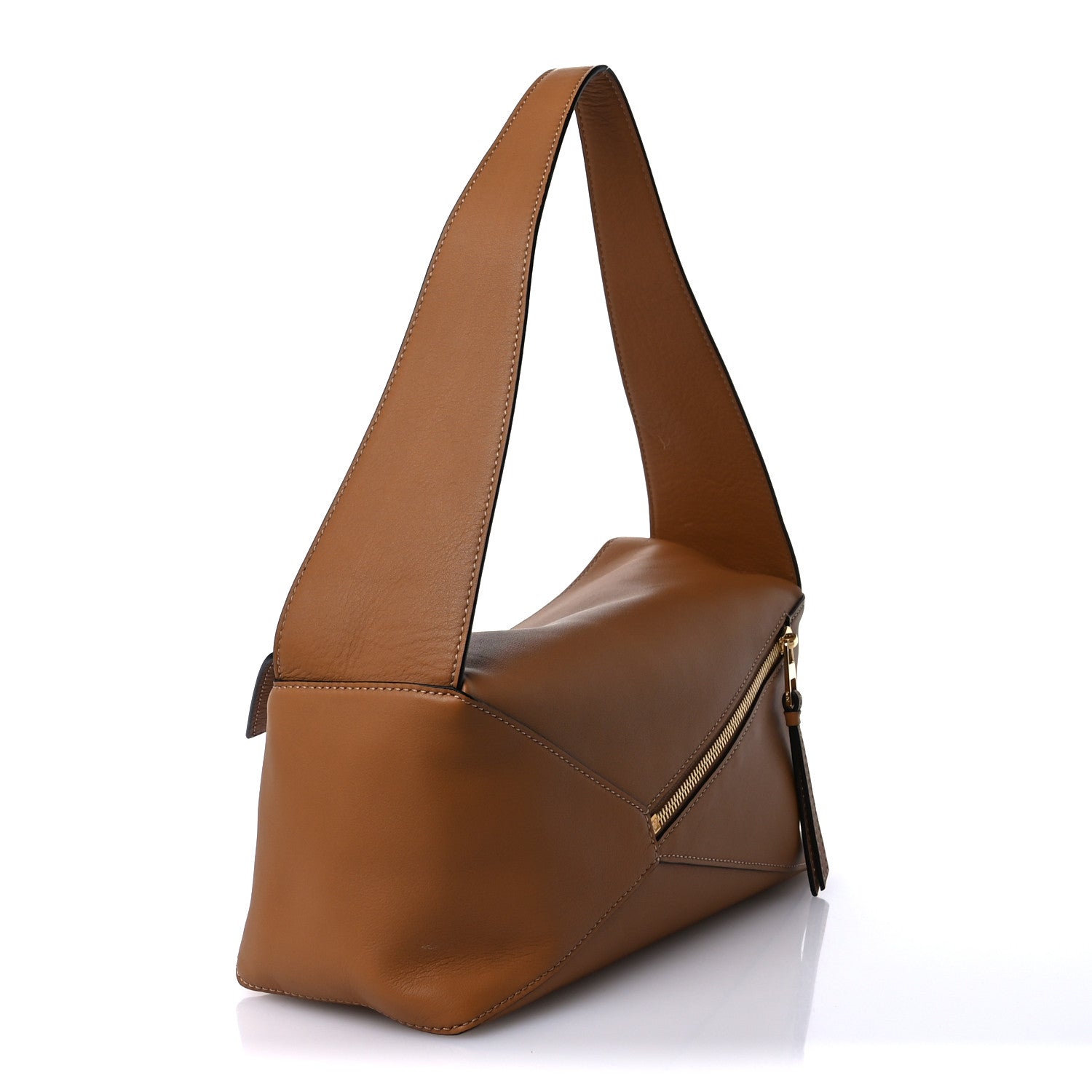 Loewe Calfskin Puzzle Hobo Tan 3 of 9