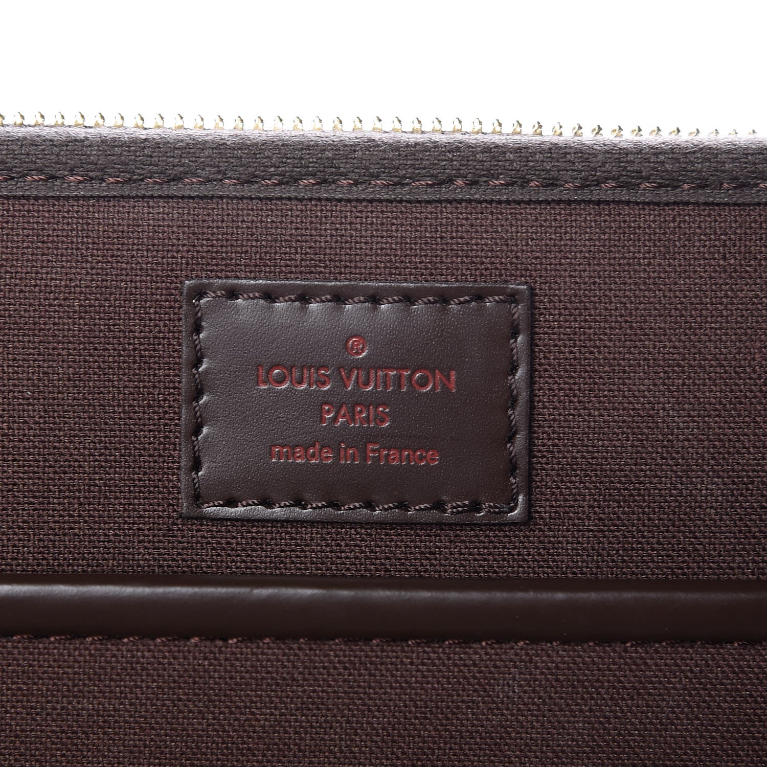 Louis Vuitton Damier Ebene Porte Ordinateur Sabana NM Computer Case 6 of 8