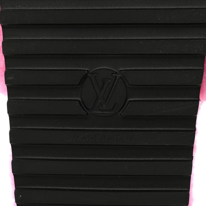 Louis Vuitton Shearling Paseo Flat Comfort Mule 40 Pink 8 of 9