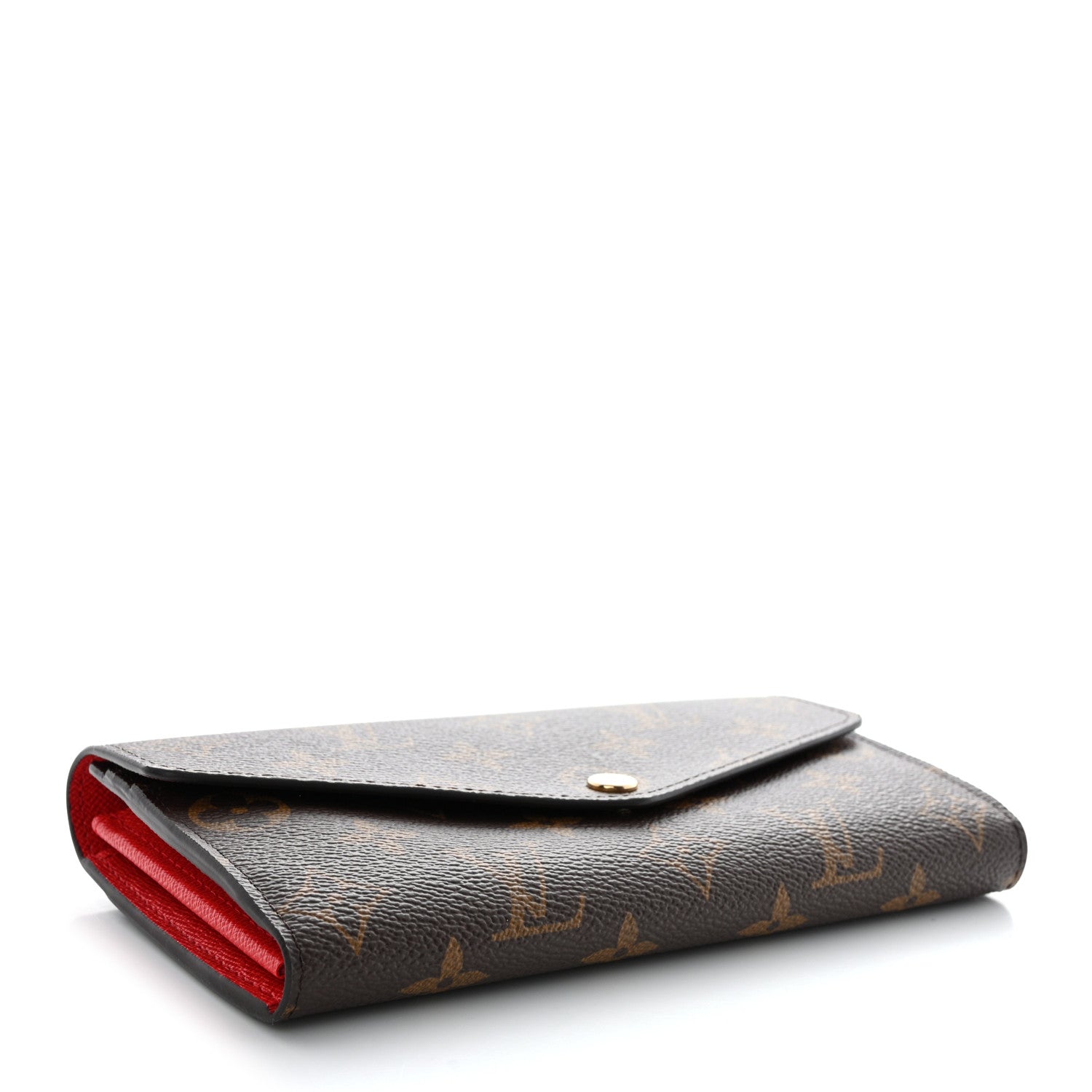 Louis Vuitton Monogram Sarah Wallet NM Coquelicot 4 of 9
