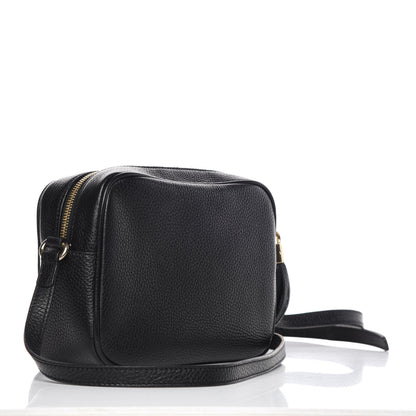 Gucci Pebbled Calfskin Small Soho Disco Bag Black 3 of 9