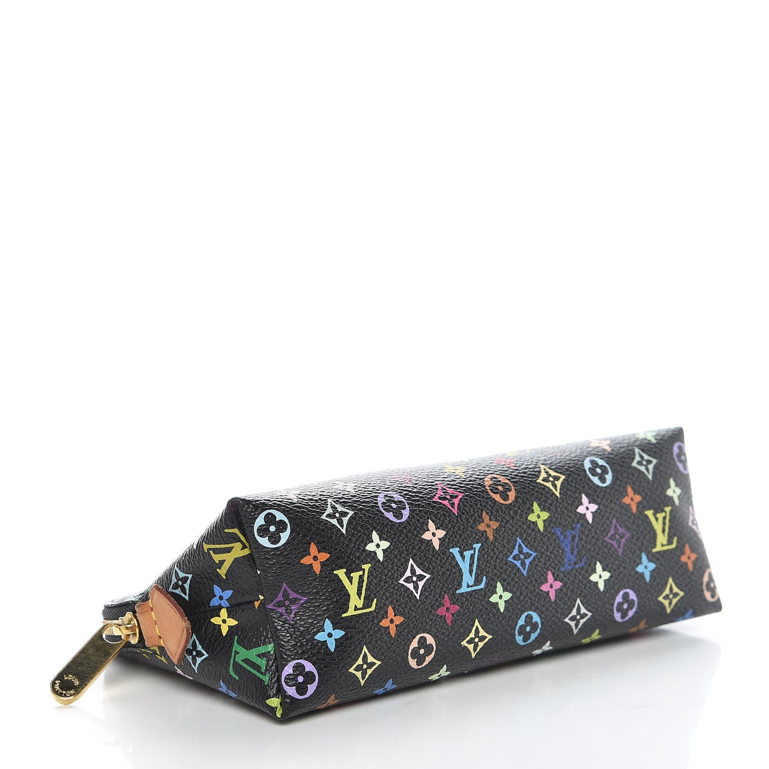 Louis Vuitton Monogram Multicolor Cosmetic Pouch Black Grenade 4 of 8