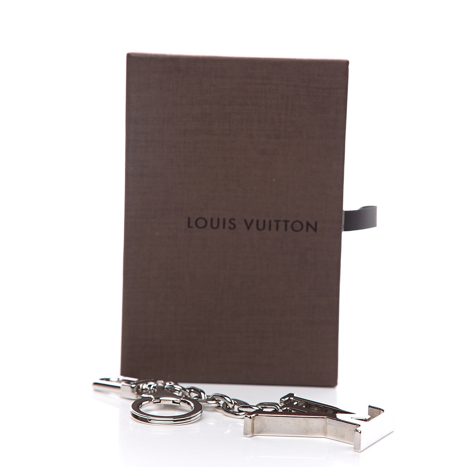 Louis Vuitton LV Facettes Bag Charm Key Holder Silver 3 of 3
