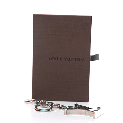 Louis Vuitton LV Facettes Bag Charm Key Holder Silver 3 of 3