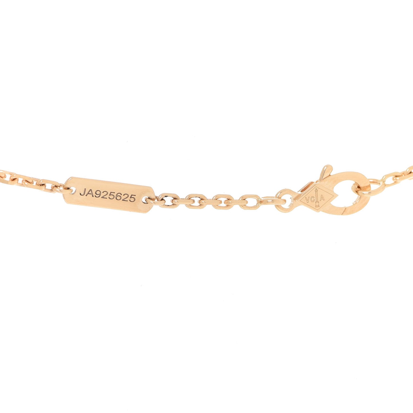 18K Yellow Gold Guilloche Magic Alhambra Long Necklace