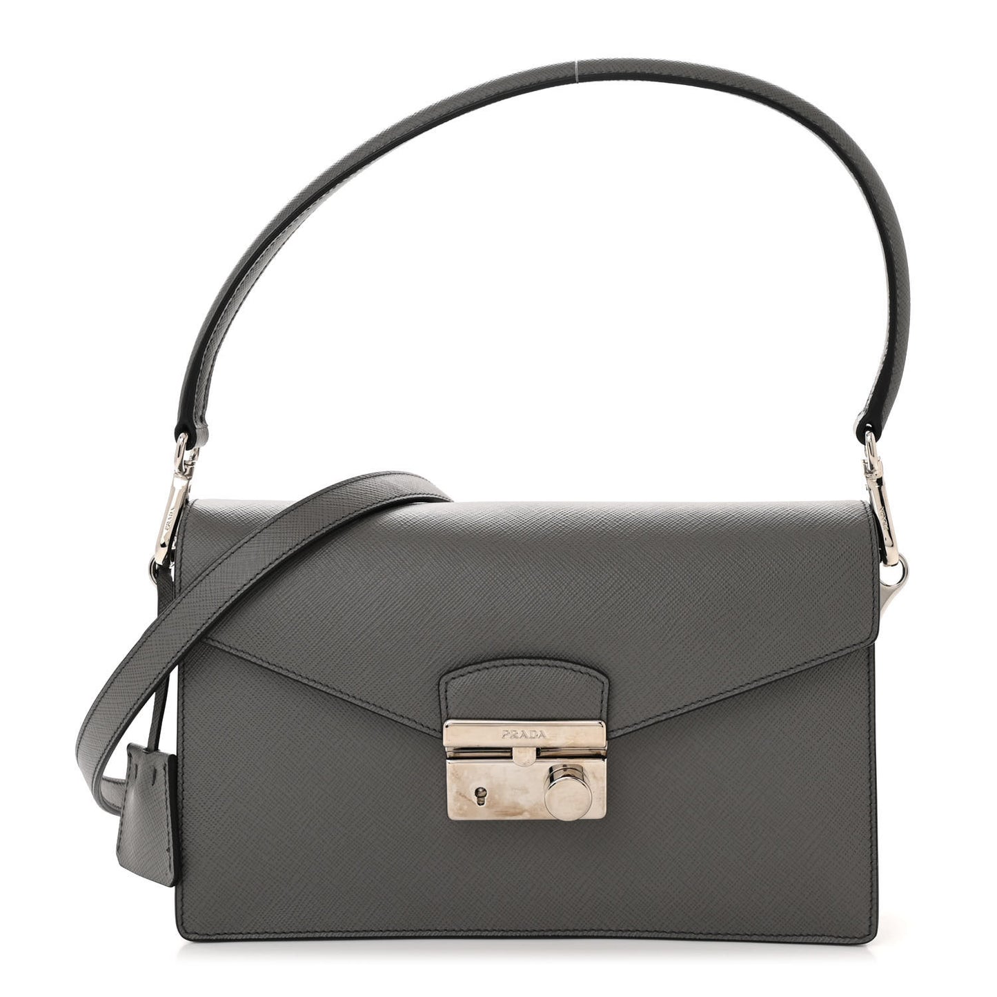 Saffiano Sound Crossbody Bag Marmo