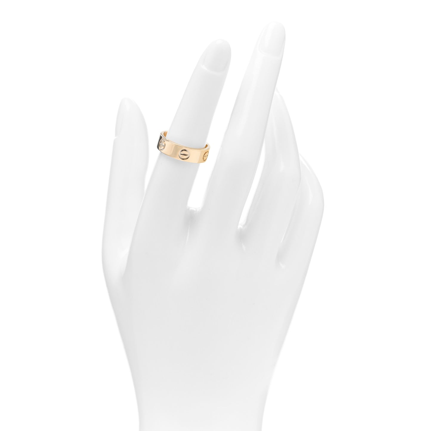 18K Yellow Gold 5.5mm LOVE Ring 52 6