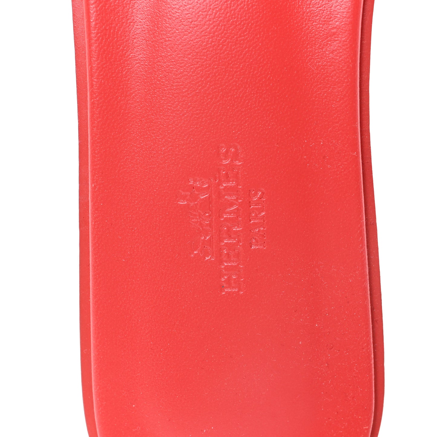 Suede Goatskin Oran Sandals 38.5 Rouge Grenadine
