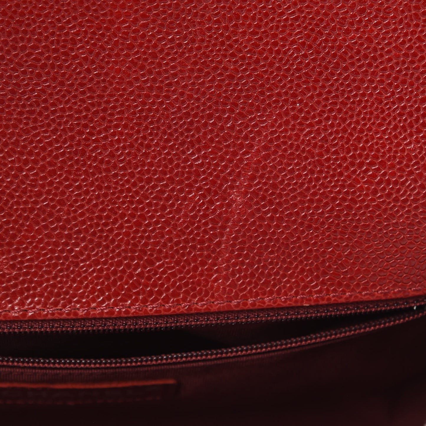 Caviar Quilted New Medium Boy Flap Dark Red
