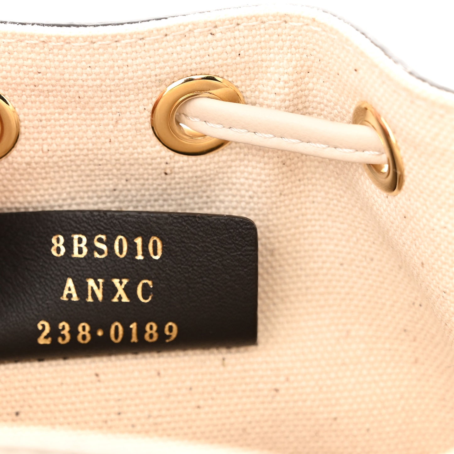 Canvas Vitello Grace F is Fendi FF Multicolor Embroidered Mini Mon Tresor Bucket Bag Grezzo Multicolor Latte