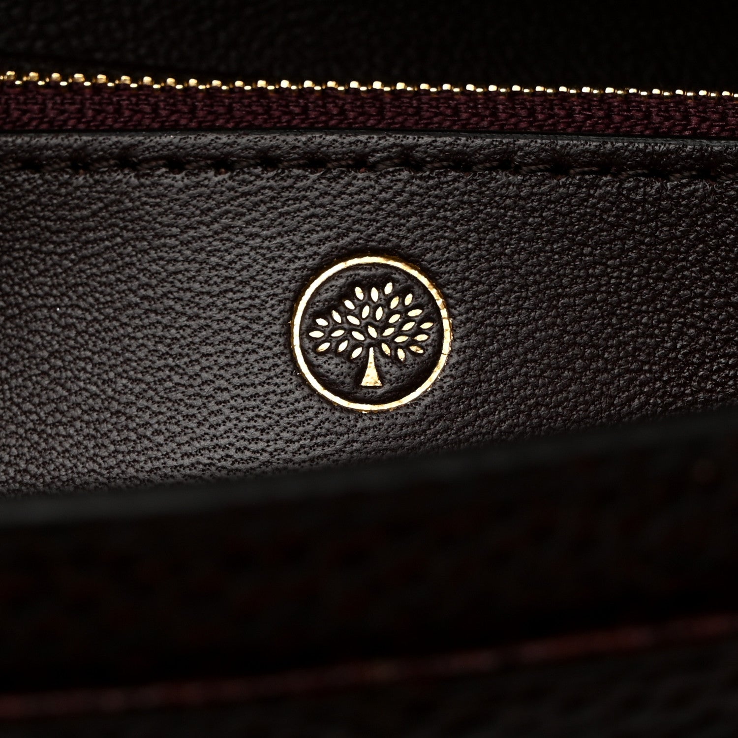 Mulberry Natural Grain Calfskin Continental Wallet Oxblood 7 of 9