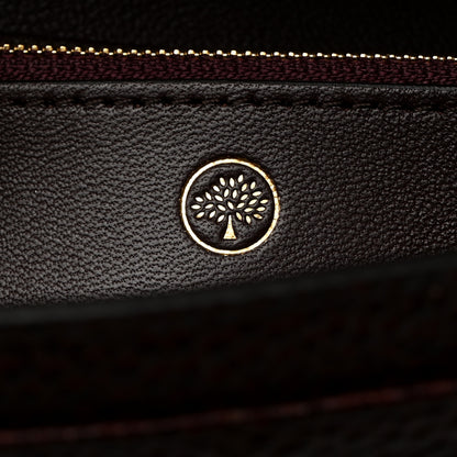 Mulberry Natural Grain Calfskin Continental Wallet Oxblood 7 of 9