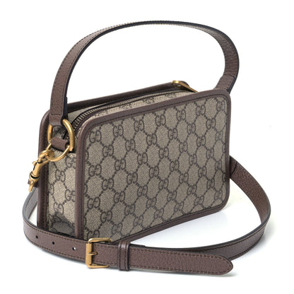 Gucci GG Supreme Monogram Web Ophidia Crossbody Bag Beige New Acero 2 of 5