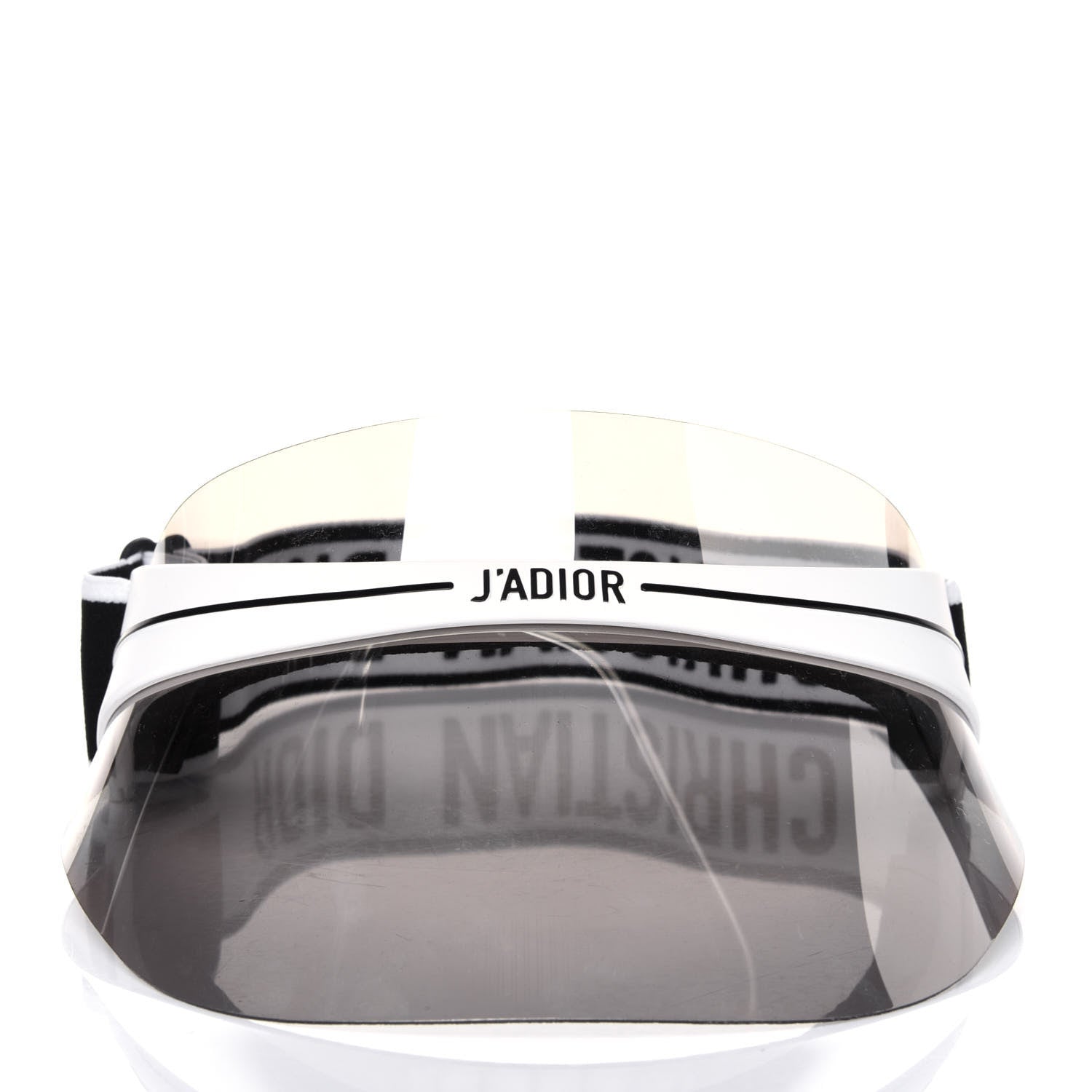 Christian Dior Mirrored DiorClub1 Sun Visor Black 2 of 10