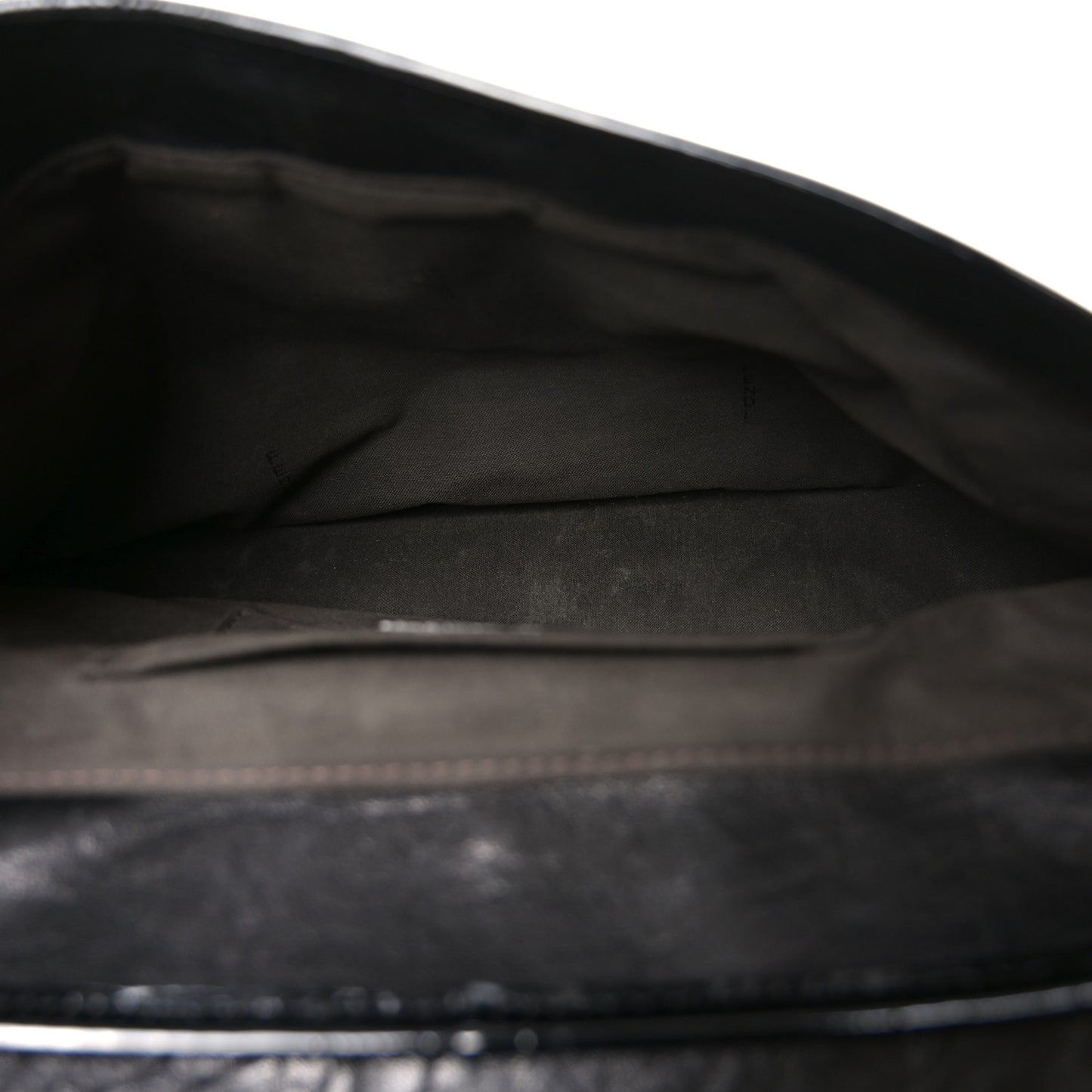 Nappa Patent B Bag Black