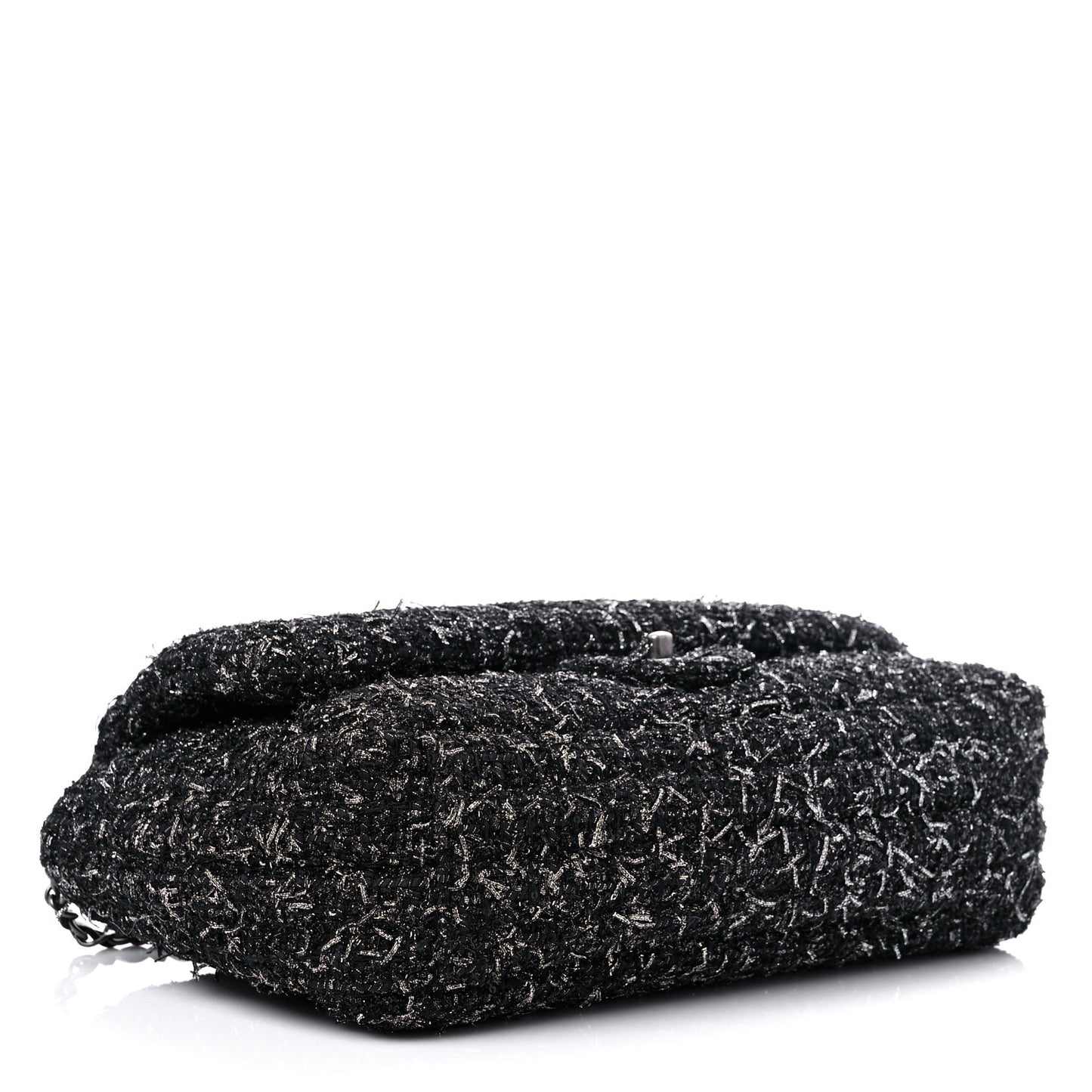 Glittered Tweed Quilted Jumbo Flap Multicolor