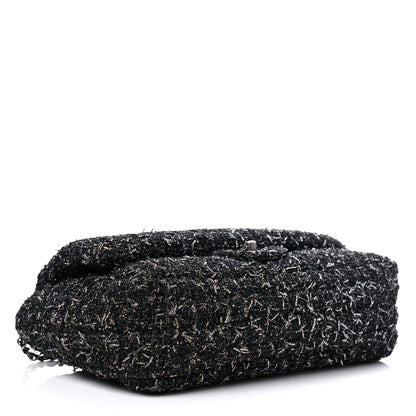 Chanel Glittered Tweed Quilted Jumbo Flap Multicolor 4 of 9