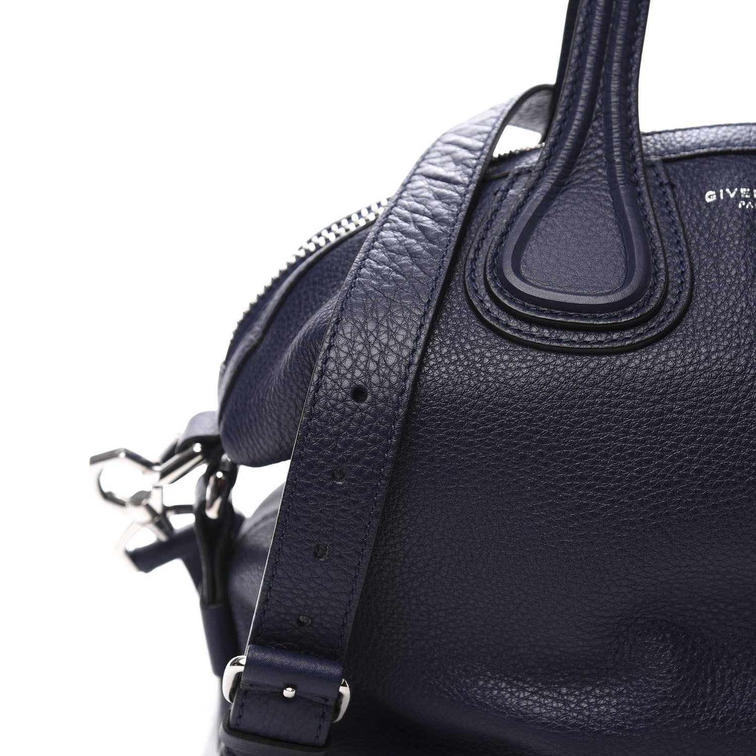 Givenchy Pebbled Calfskin Small Nightingale Night Blue 9 of 10