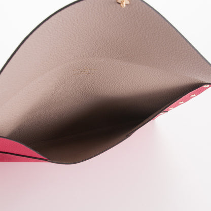Louis Vuitton Cuir Rivets Enveloppe Fuchsia 6 of 7