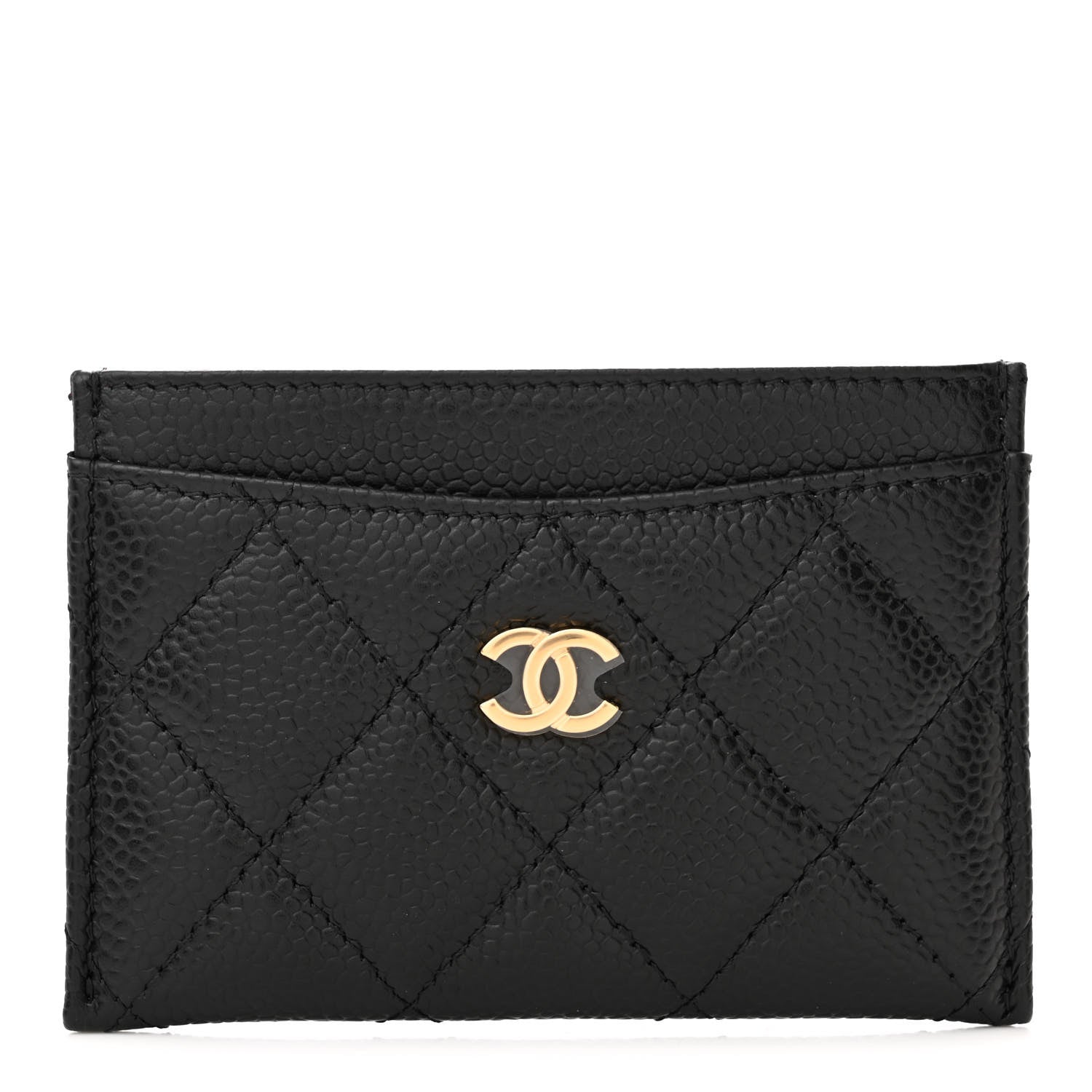 Chanel Caviar Quilted Card Holder Black 1 of 9
