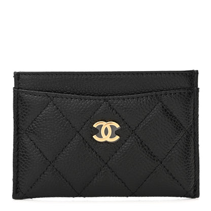 Chanel Caviar Quilted Card Holder Black 1 of 9