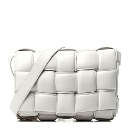 Bottega Veneta Nappa Maxi Intreccio Padded Cassette Crossbody Bag Chalk 1 of 4