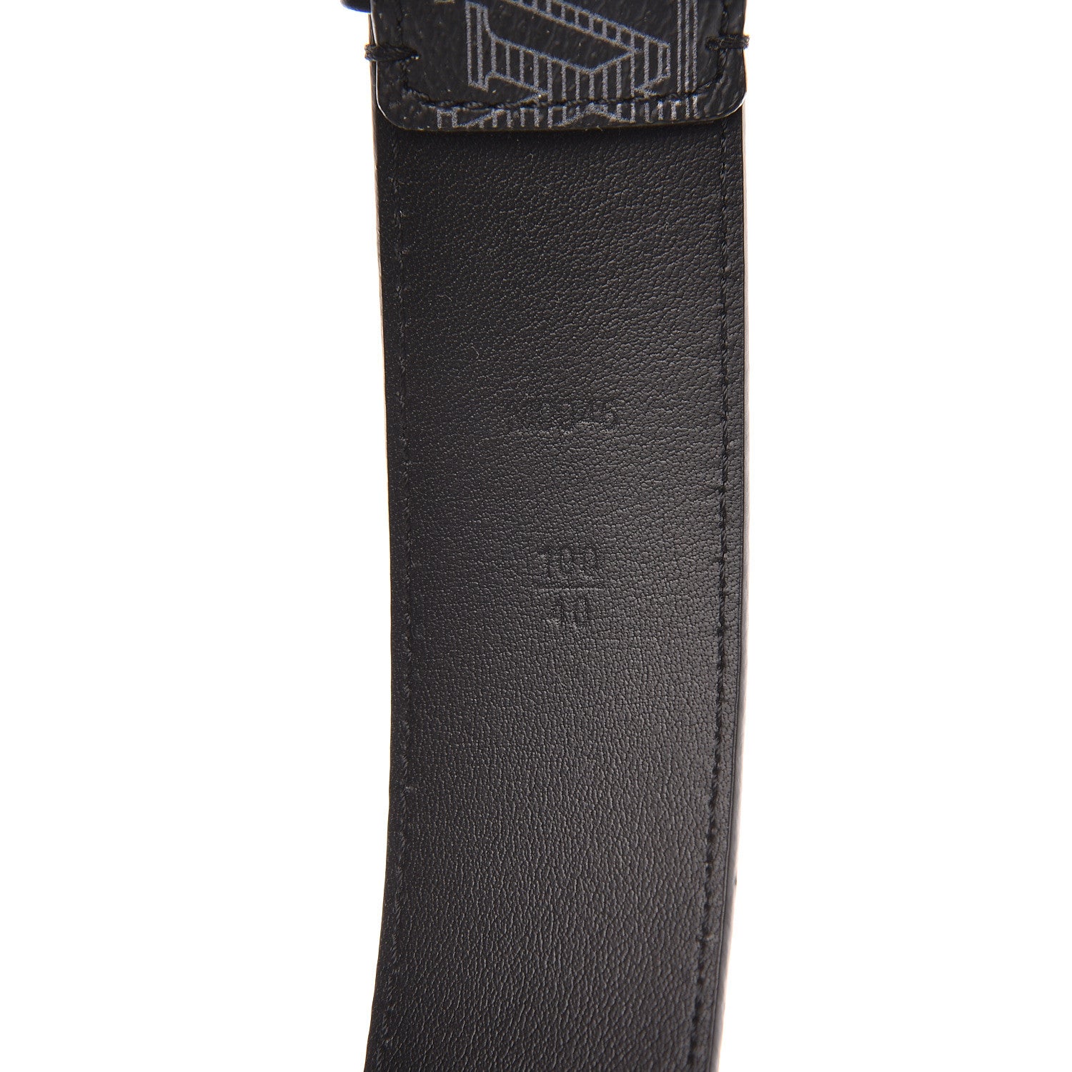 Louis Vuitton Monogram Eclipse Voyager 35 MM Belt 100 40 7 of 7