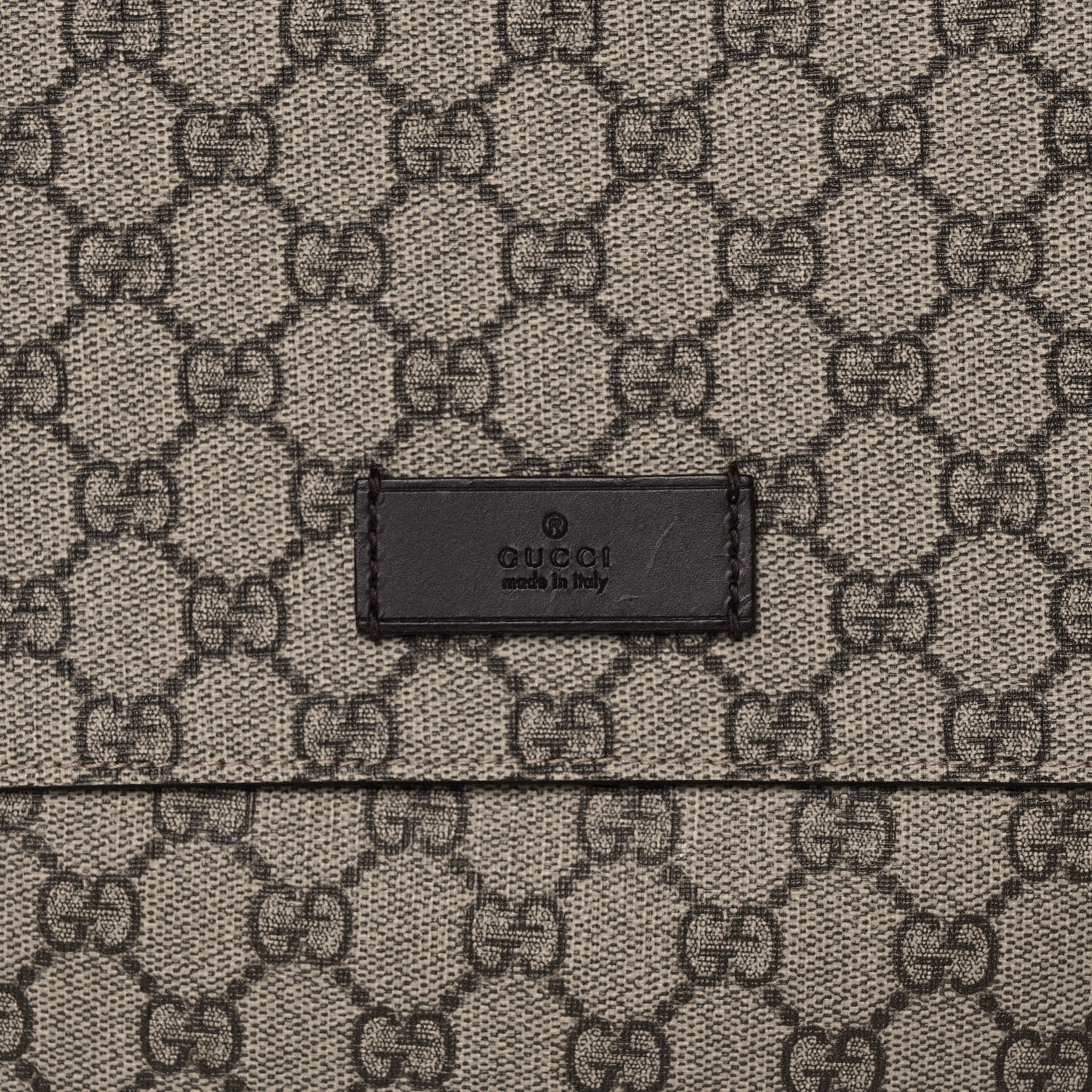 Gucci GG Plus Monogram Messenger Diaper Bag Dark Brown 9 of 12