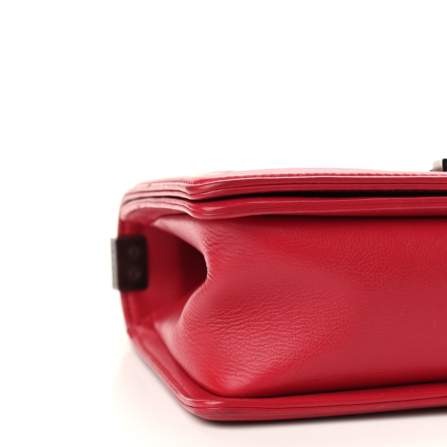 Chanel Calfskin Quilted Medium Boy Flap Red 8 of 9