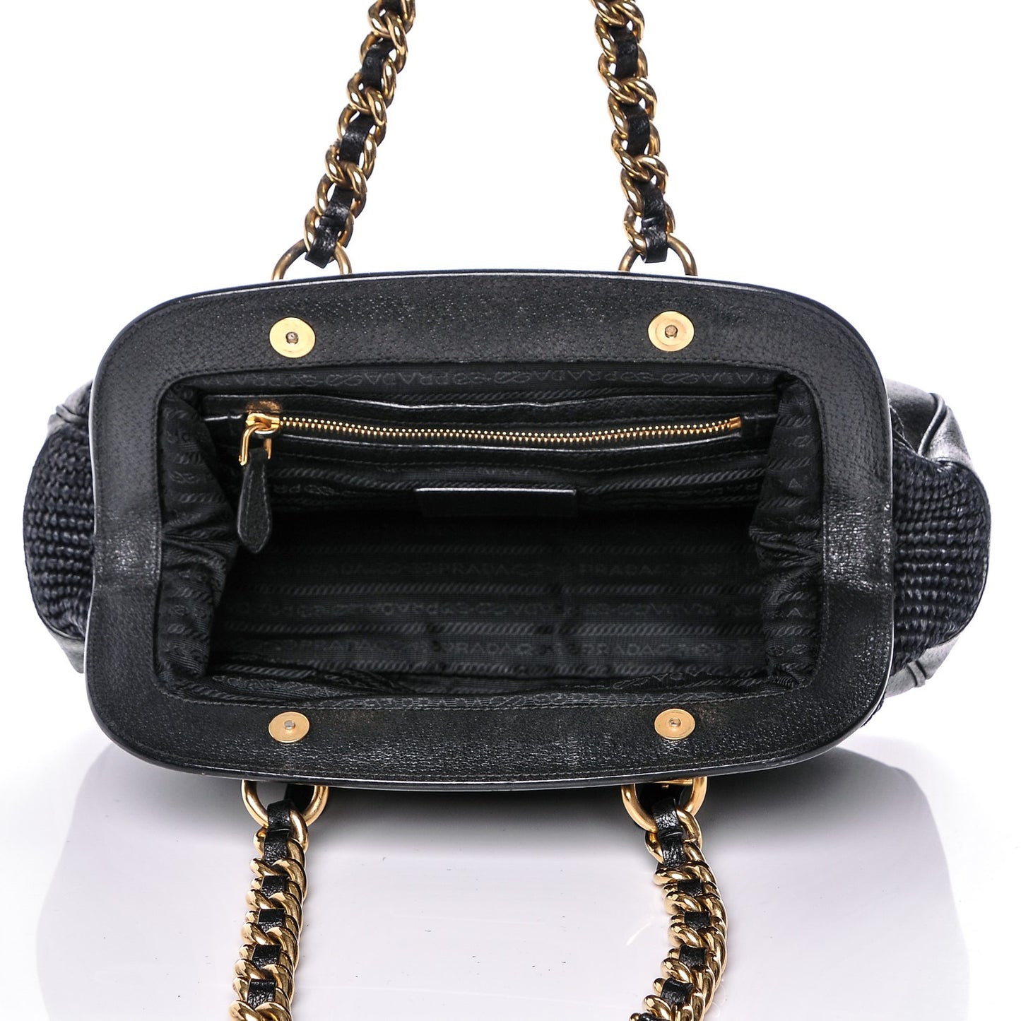 Paglia Cinghiale Frame Tote Black