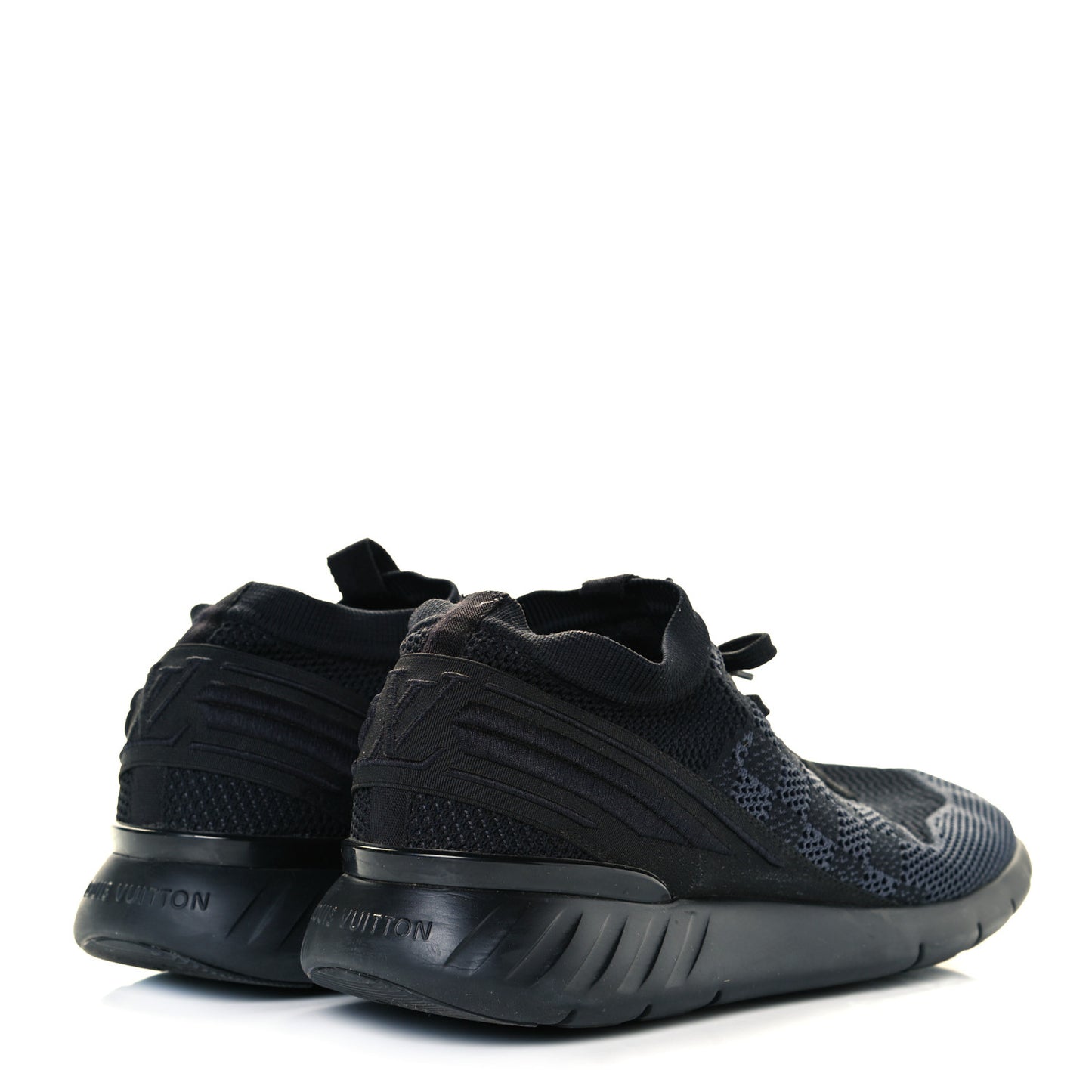 Knit Damier Mens Fastlane Sneakers 8.5 Graphite