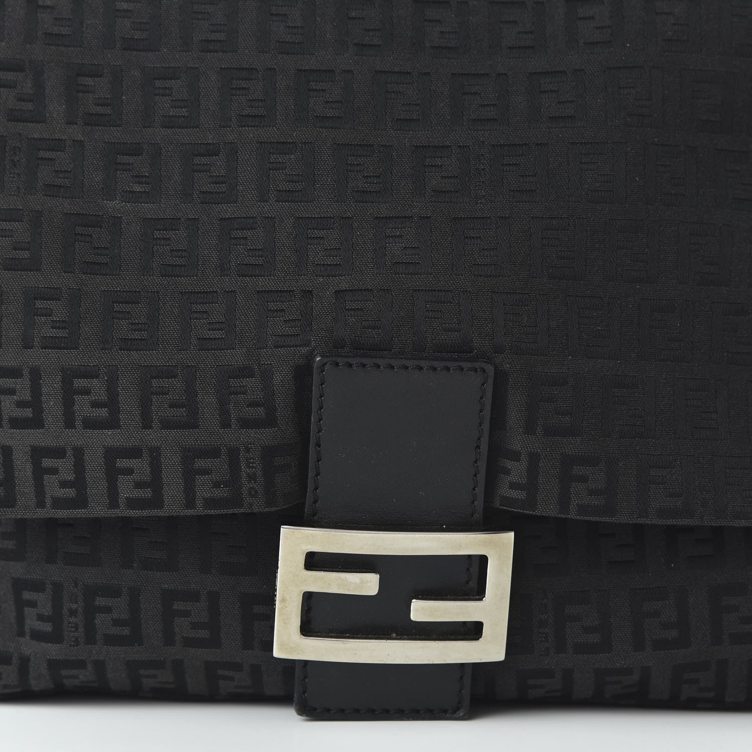 Fendi Zucchino Mama Baguette Black 9 of 9