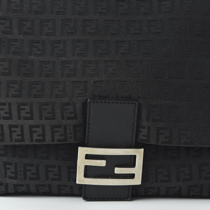 Fendi Zucchino Mama Baguette Black 9 of 9