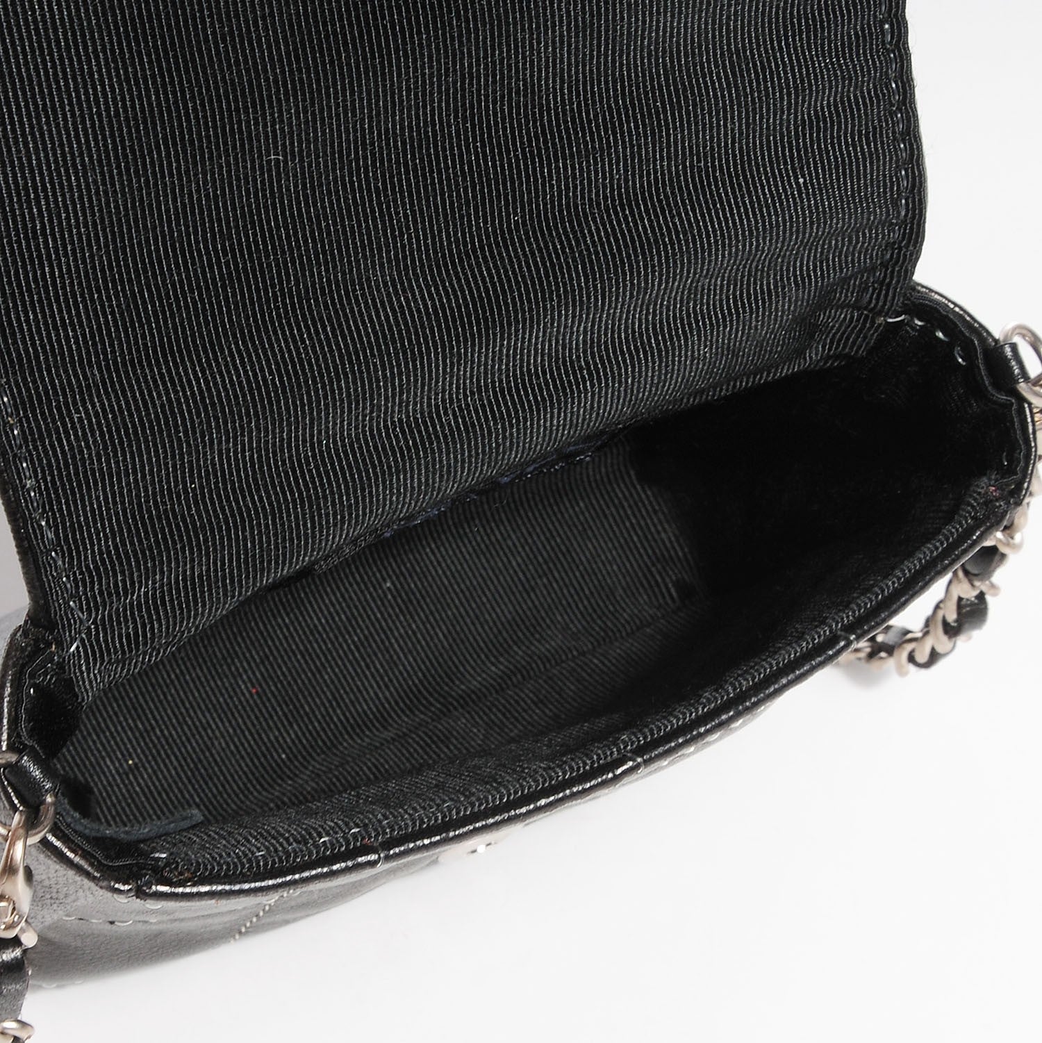 Chanel Lambskin Square Stitched Micro Flap Black 5 of 10