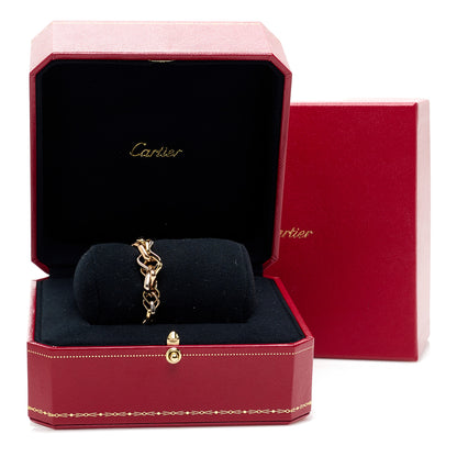 Cartier 18K Pink Yellow White Gold Trinity Cushion Shaped Bracelet 5 of 5