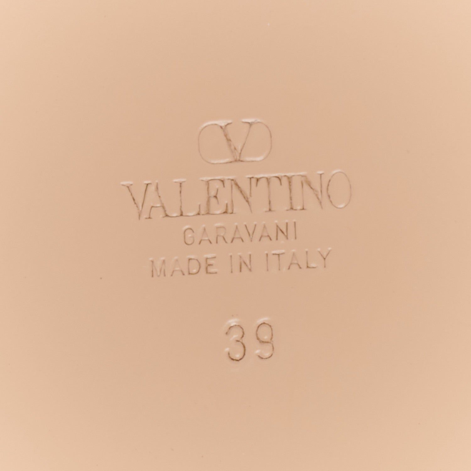 Valentino Garavani Metallic Nappa Vlogo Flat Slide Sandals 39 Antique Brass 8 of 9
