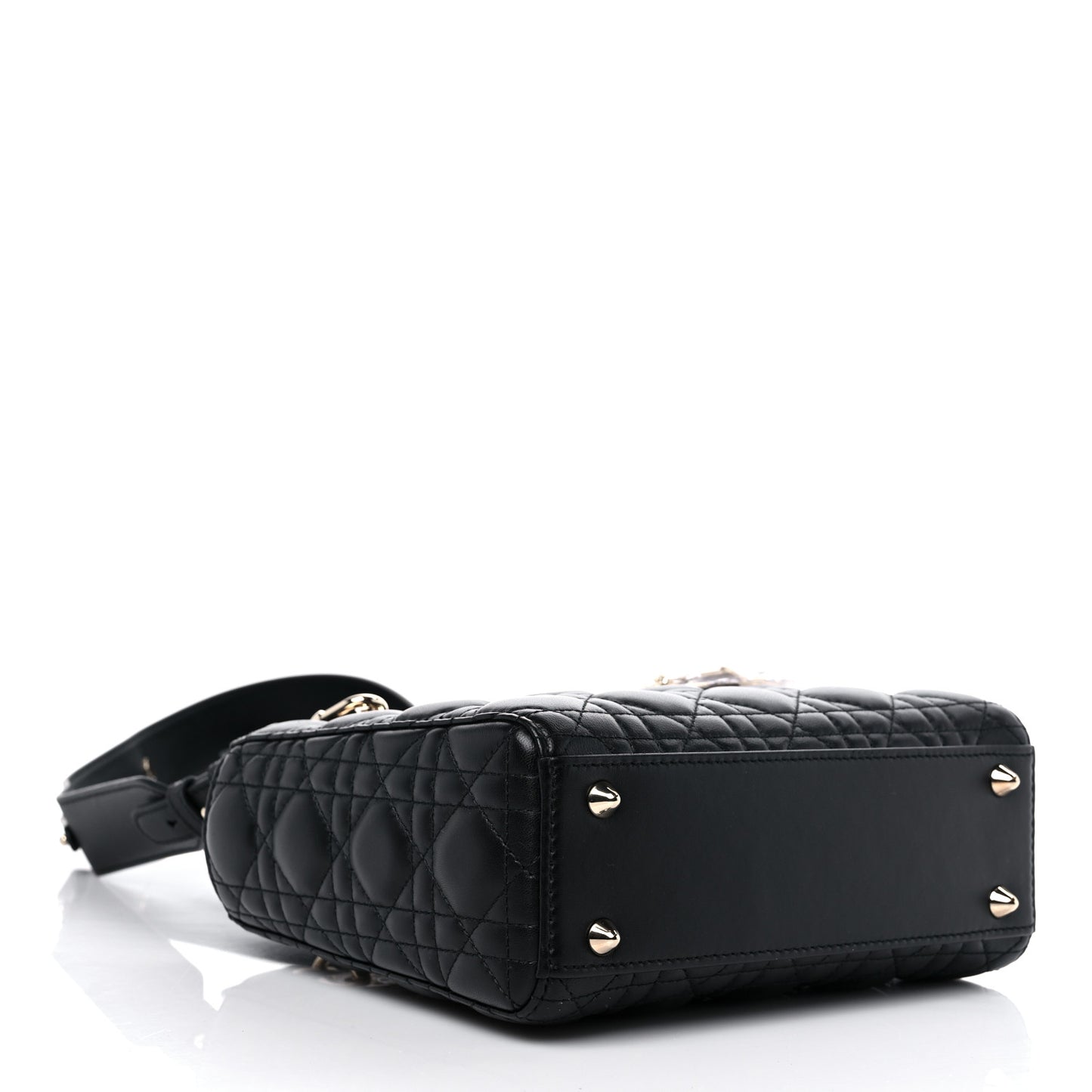 Lambskin Cannage Small My ABCDior Lady Dior Black