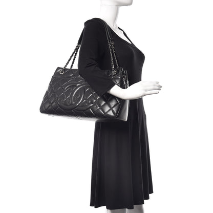 Chanel Caviar Quilted CC Timeless Soft Tote Black 2 of 11