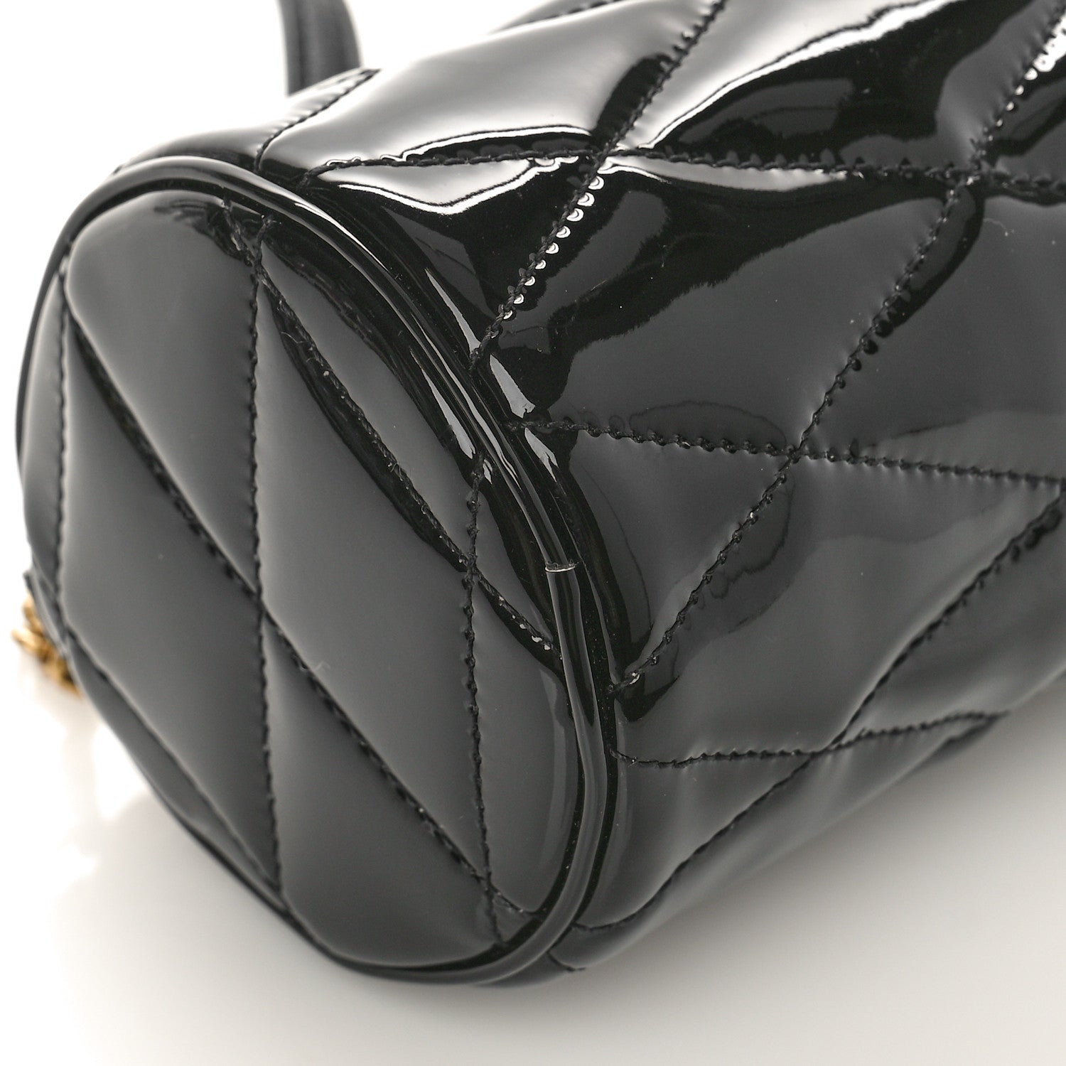 Saint Laurent Patent Monogram Mini Sade Tube Bag Black 7 of 8