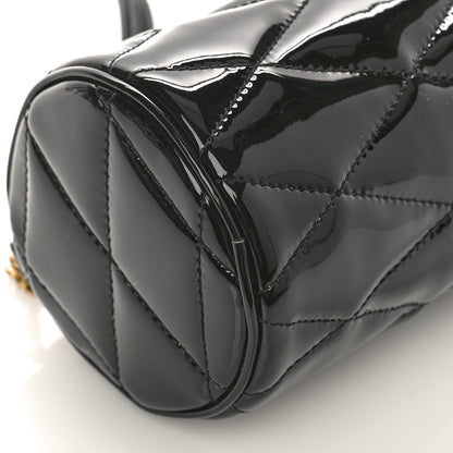 Saint Laurent Patent Monogram Mini Sade Tube Bag Black 7 of 8