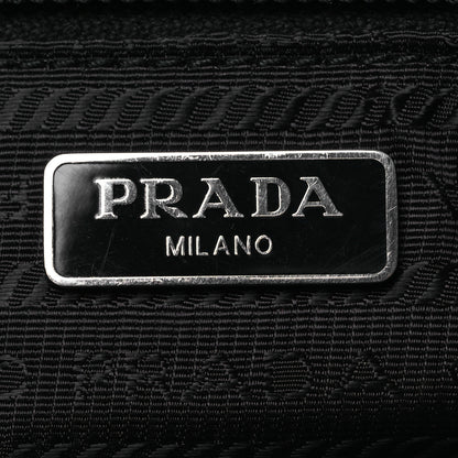 Prada Re-Nylon Vela Saffiano Wristlet Black 6 of 12