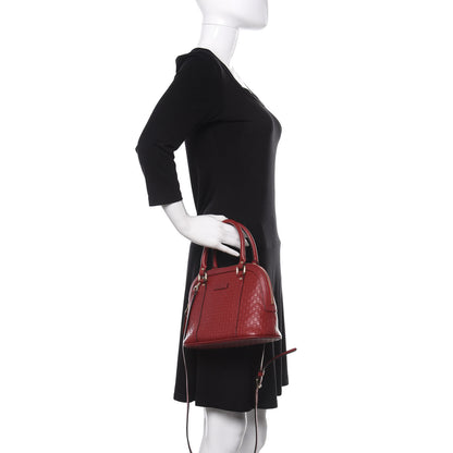 Gucci Soft Microguccissima Mini Dome Bag Rosso 3 of 14