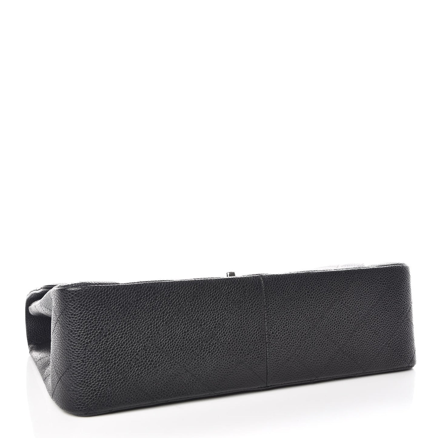 Caviar Quilted Jumbo Single Flap Black