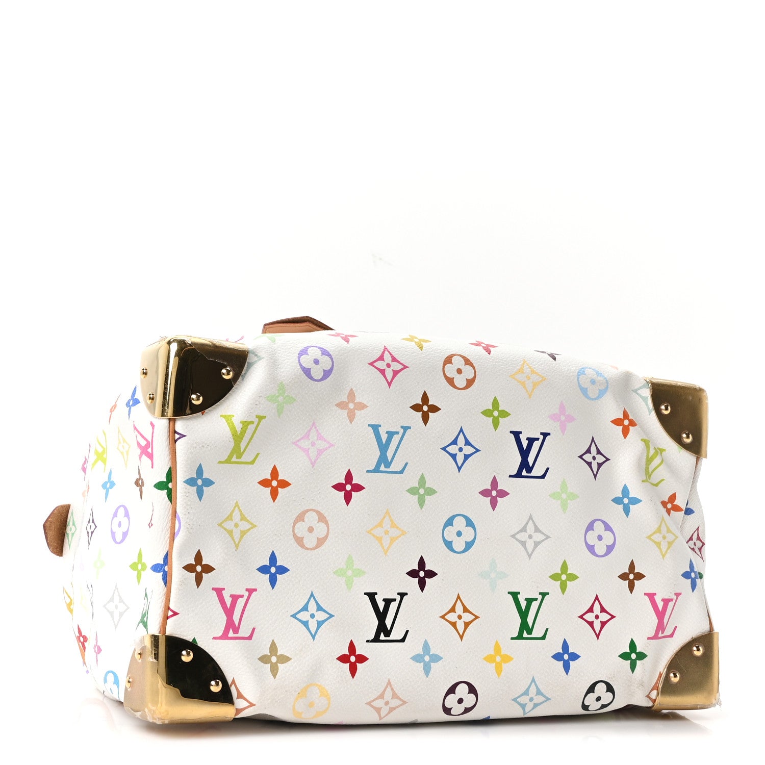 Louis Vuitton Monogram Multicolor Speedy 30 White 3 of 8