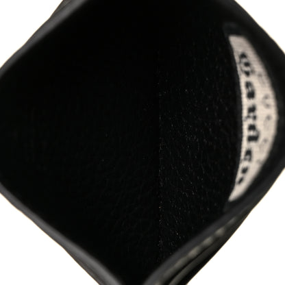 Gucci Calfskin Garden Bat Card Holder Black 5 of 9