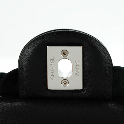 Chanel Lambskin Patent Mini Camellia Flap Black 7 of 9