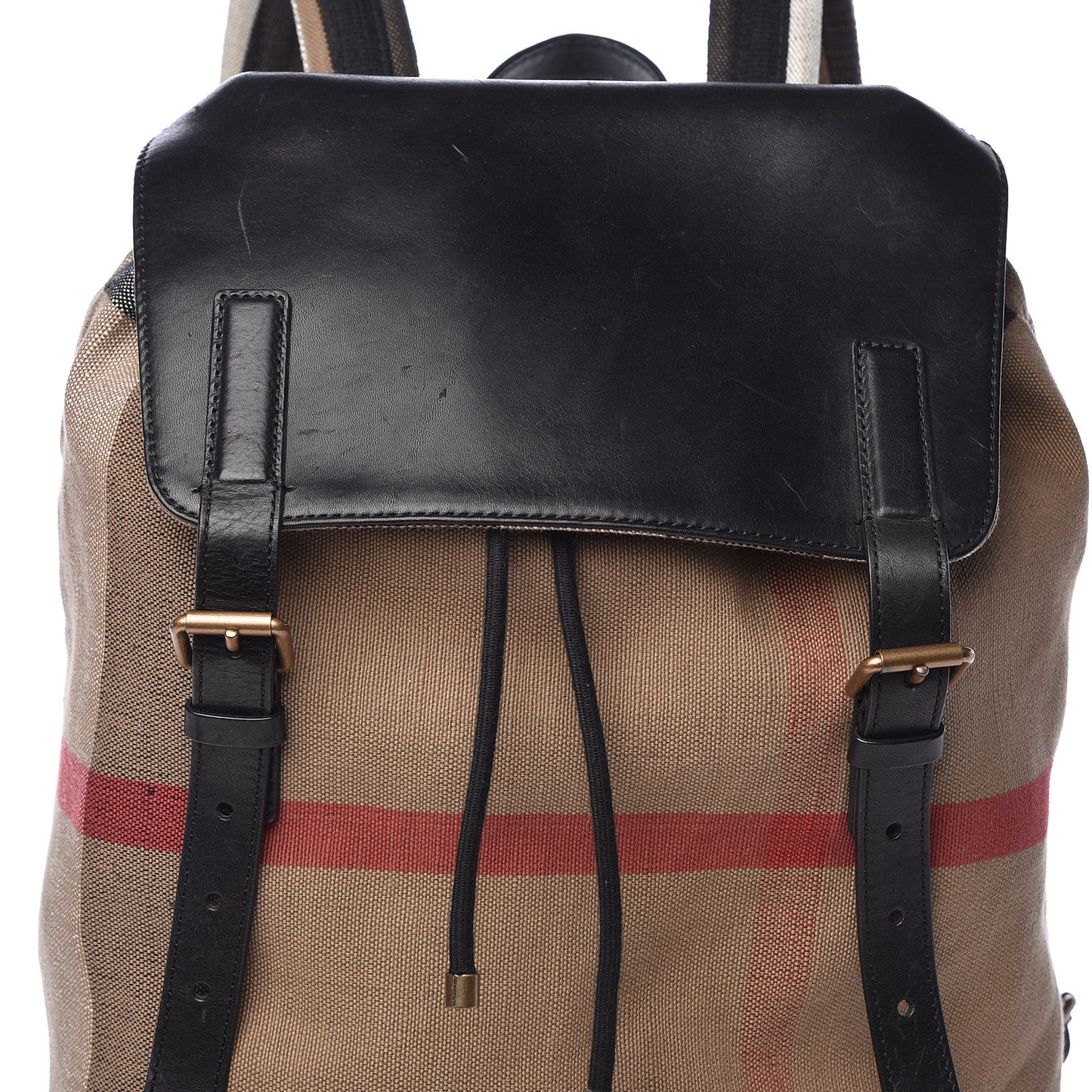Canvas Mega Check Doran Backpack Black