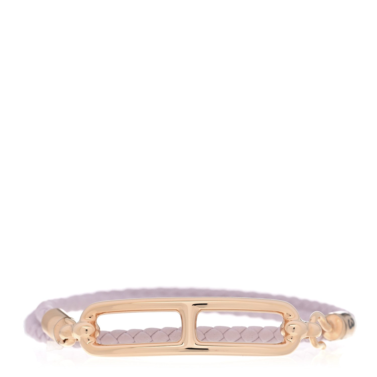 Hermes Swift Roulis Double Tour Bracelet T3 Mauve Pale 1 of 3